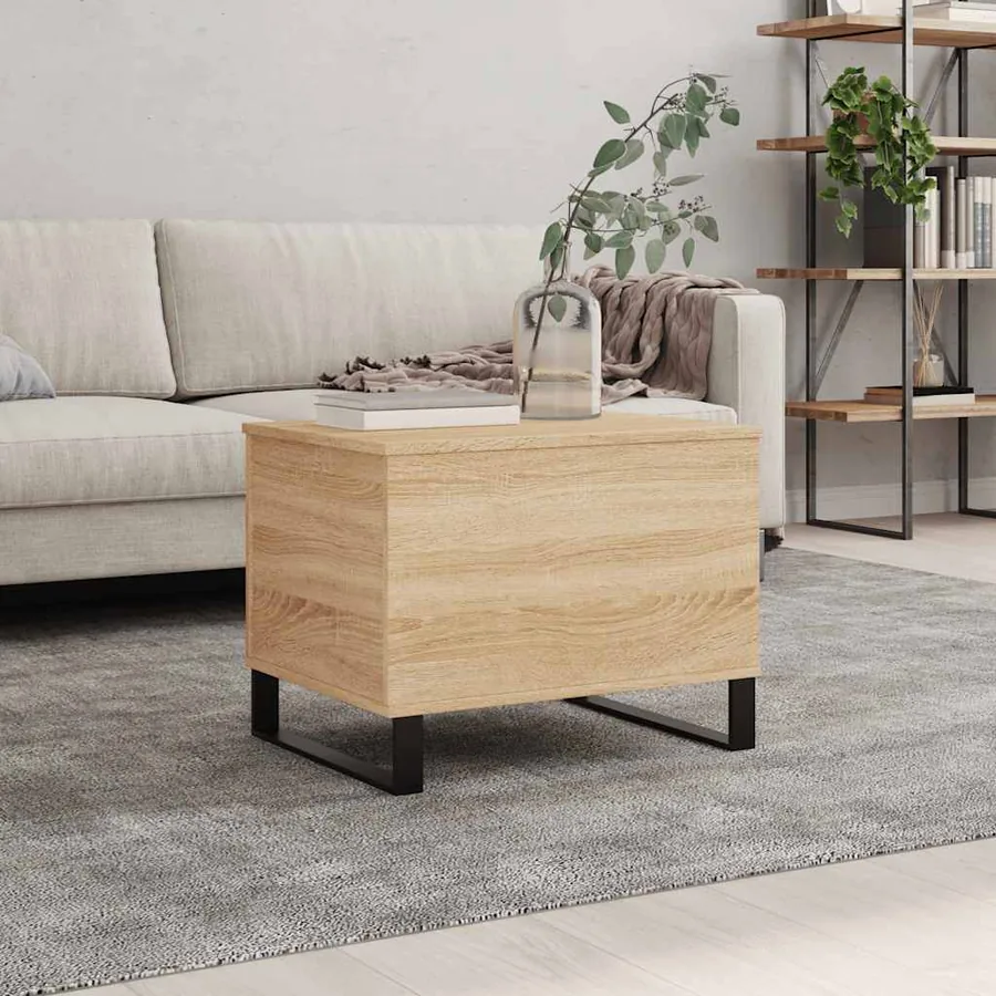 Table basse Chêne sonoma 60x44,5x45 cm Bois d'ingénierie