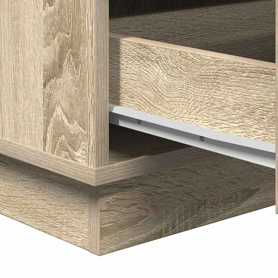 Cabinet de chevet avec tiroir Chêne Sonoma 39 x 34,5 x 65 cm - 11