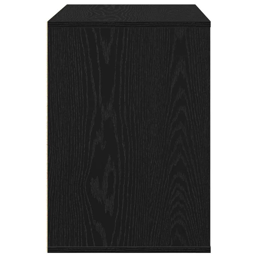 Armoire à tiroirs Noir 80 x 41 x 58 cm Bois d'ingénierie - 7