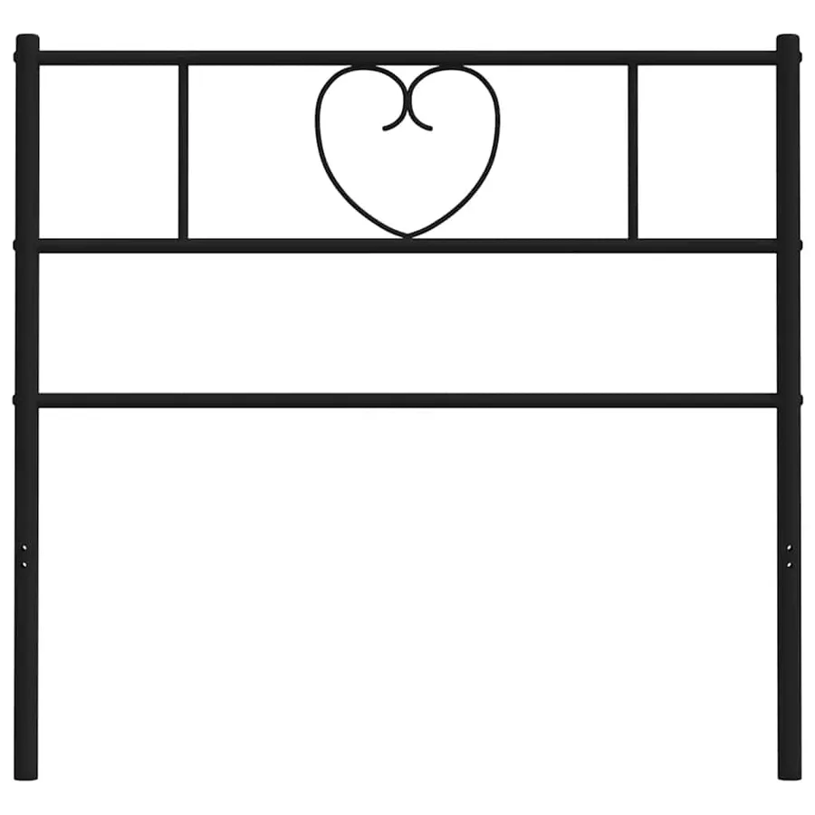 Tête de lit de remplacement métal noir 90 cm - 5