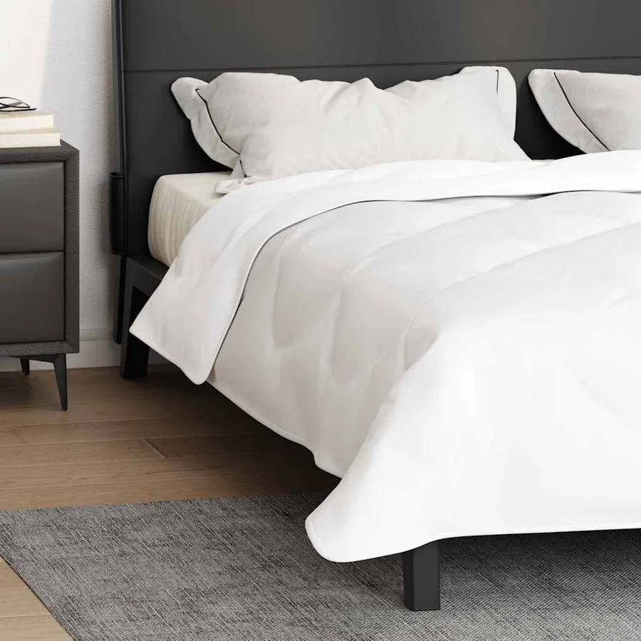 Duvet d'hiver Blanc 260 x 220 x 3 cm Polyester - 5