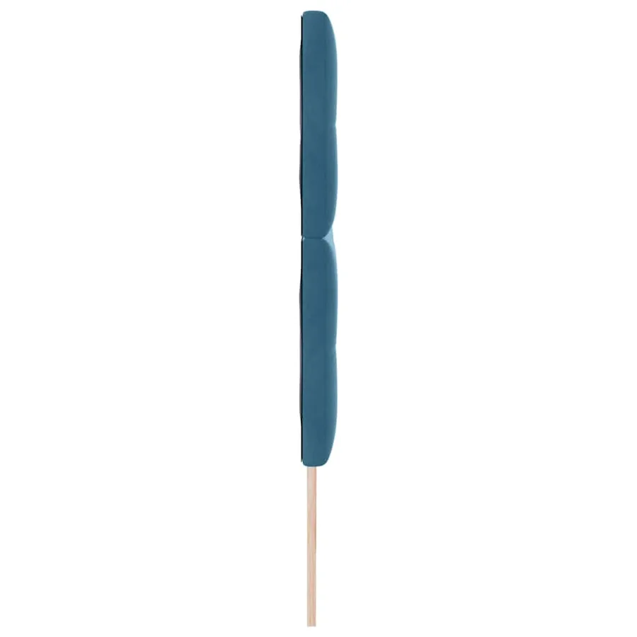 Tête de lit LED avec bandes LED Bleu 180 cm Velours - 6