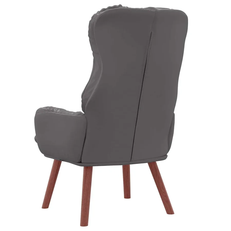 fauteuil Gris 69 x 74 x 93 cm Simili cuir - 6