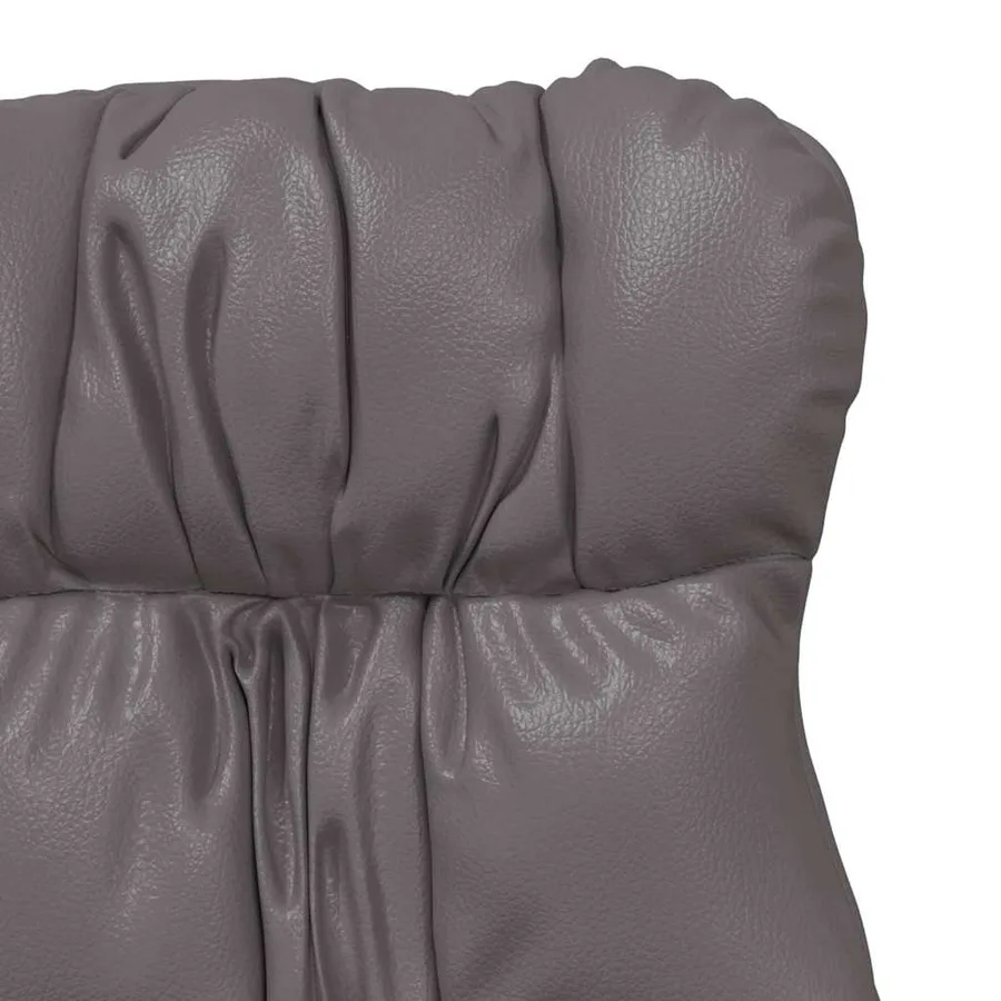 fauteuil Gris 69 x 74 x 93 cm Simili cuir - 7