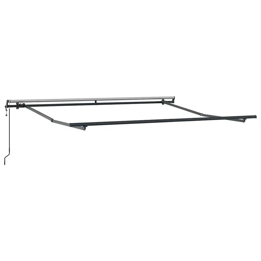 Auvent rétractable Vert et blanc 350 x 250 cm - 5