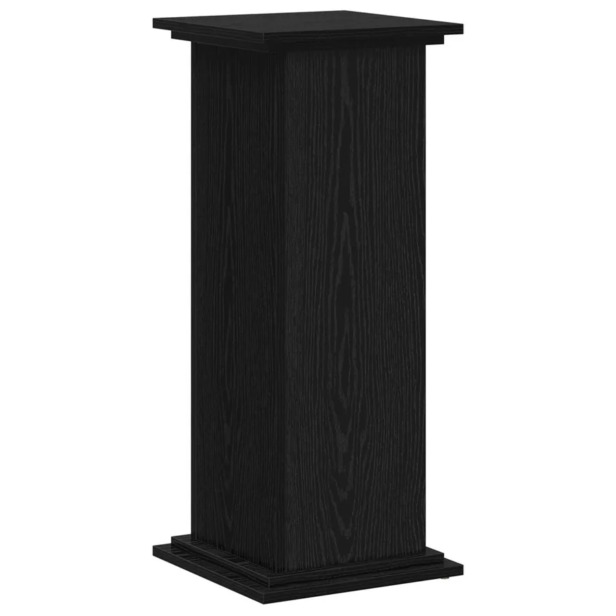 Support de Plante Chêne noir 33 x 33 x 80 cm Bois d'ingénierie - 5