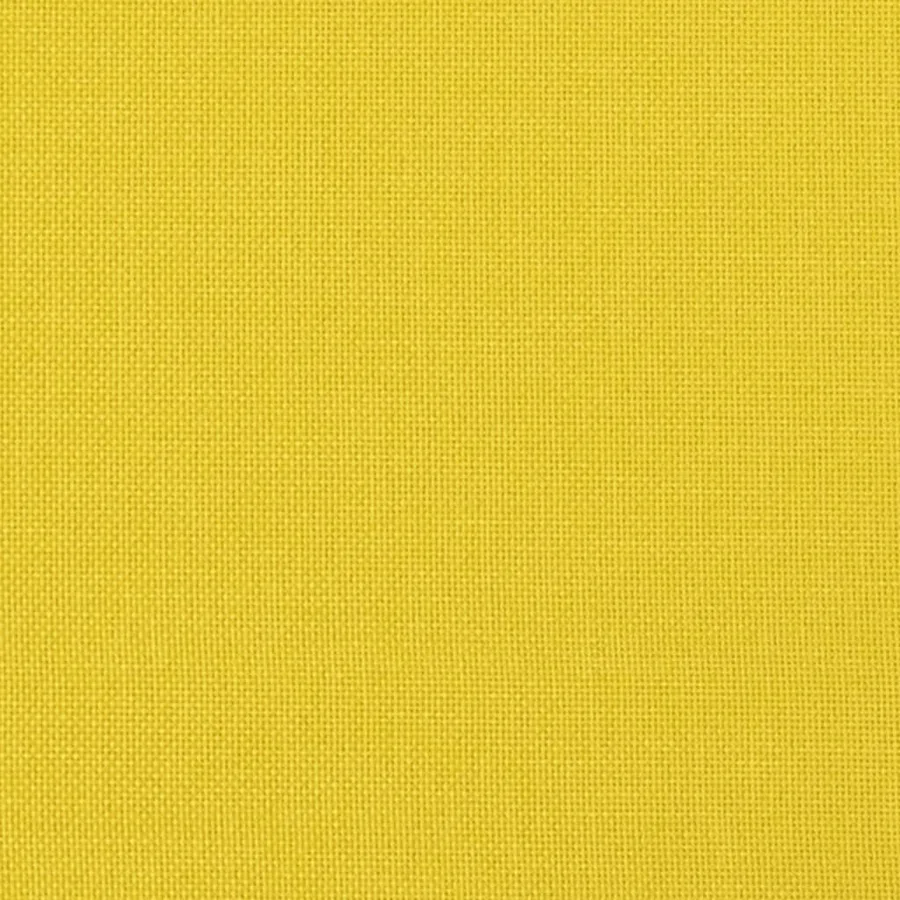 Ensemble de canapés 2 pcs avec coussins jaune clair tissu - 7