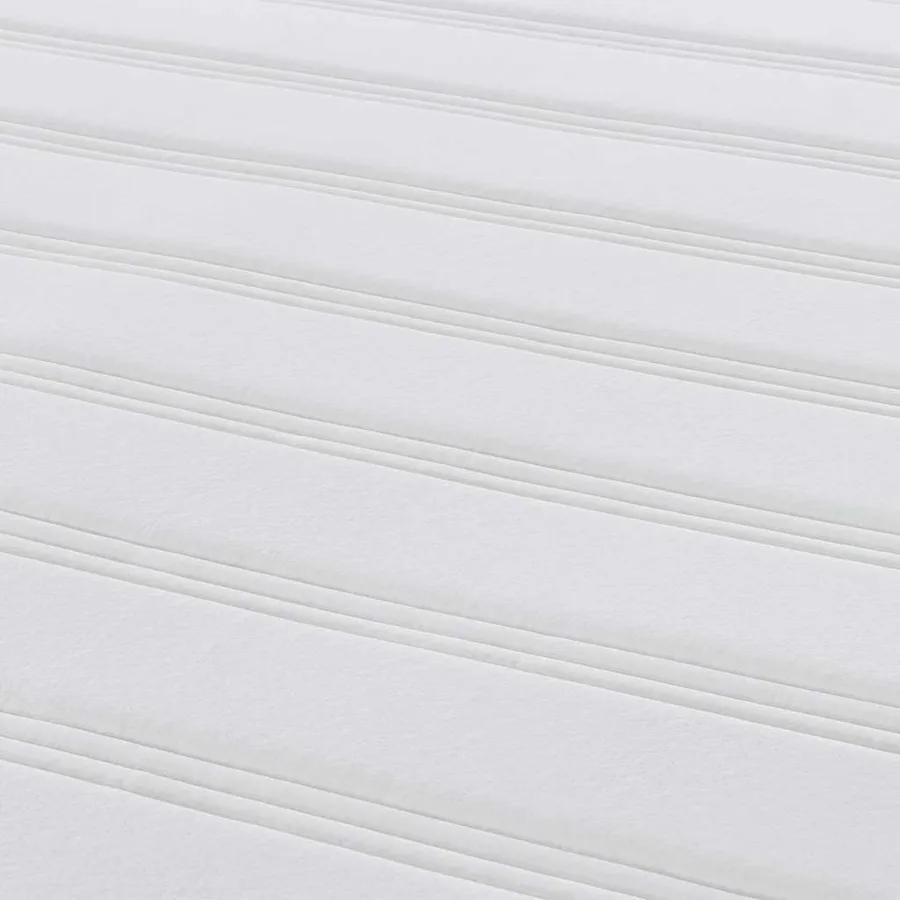 Matelas de Lit avec matelas Gris 80 x 200 cm tissu - 9