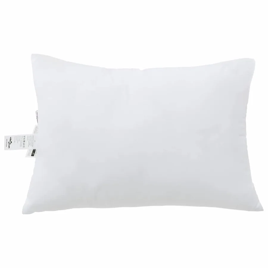 Oreiller avec oreiller 2 pcs Blanc 61 x 41 x 20 cm Polyester - 2
