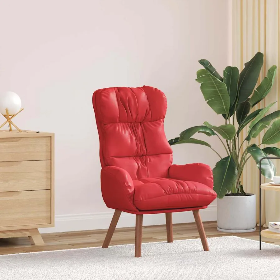 fauteuil Rouge 69 x 74 x 93 cm Simili cuir