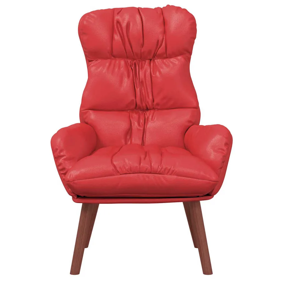fauteuil Rouge 69 x 74 x 93 cm Simili cuir - 4
