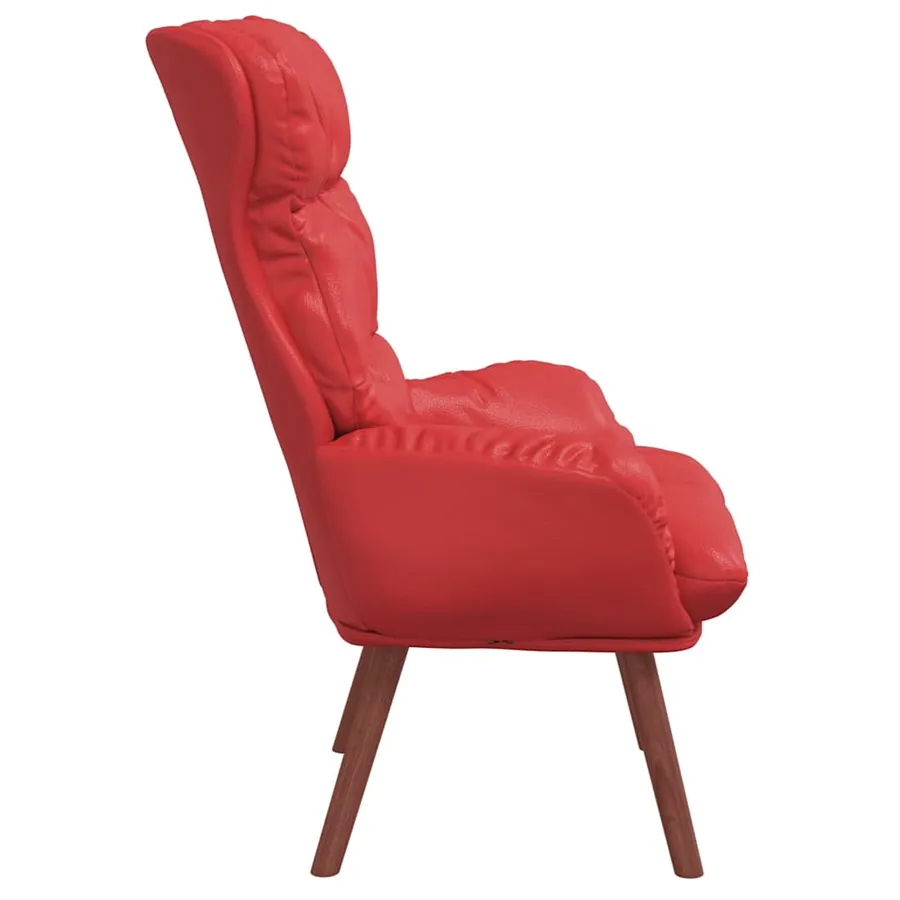 fauteuil Rouge 69 x 74 x 93 cm Simili cuir - 5