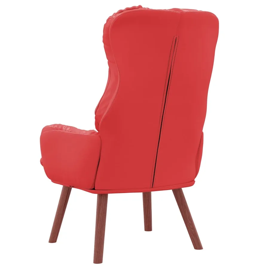 fauteuil Rouge 69 x 74 x 93 cm Simili cuir - 6