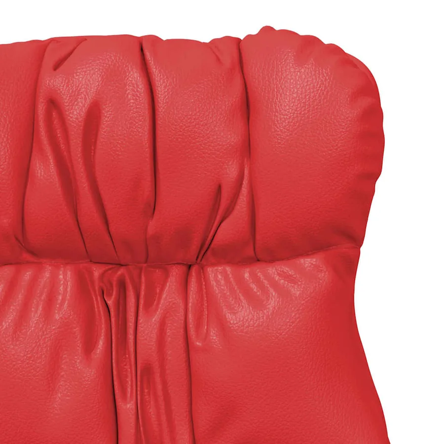 fauteuil Rouge 69 x 74 x 93 cm Simili cuir - 7