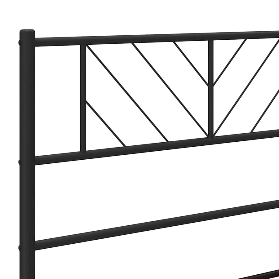 Tête de lit de remplacement métal noir 193 cm - 7