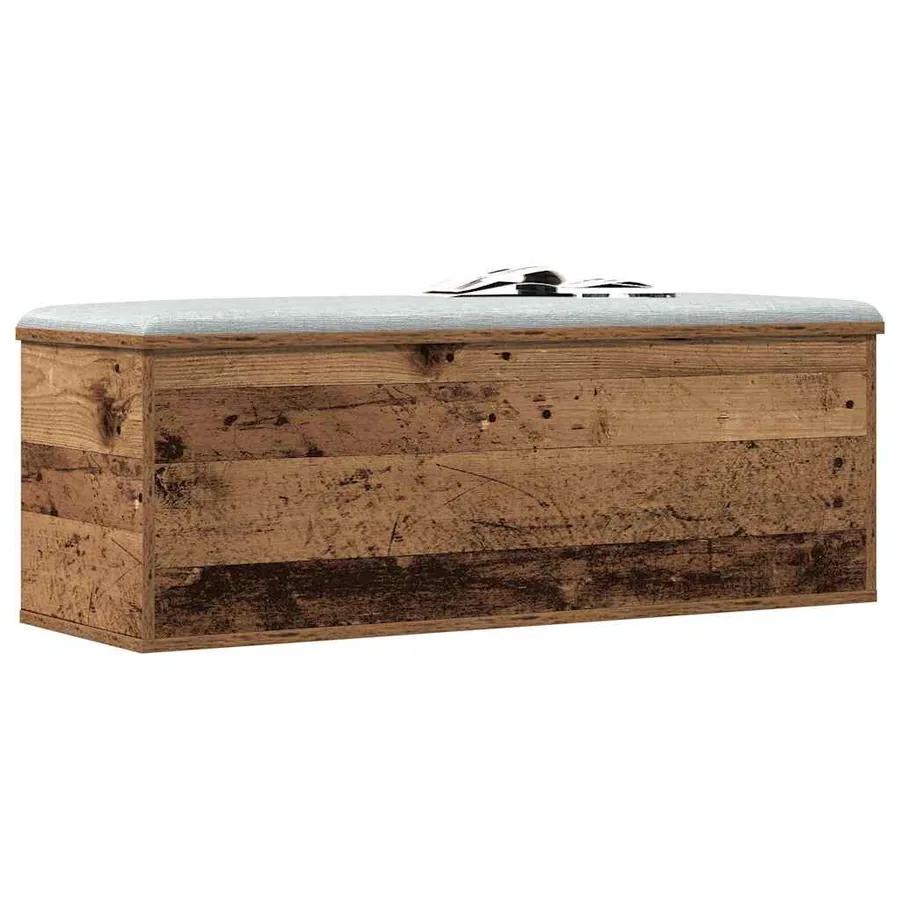 Boîte de Rangement avec stockage Bois Ancien 102 x 35 x 35 cm - 3