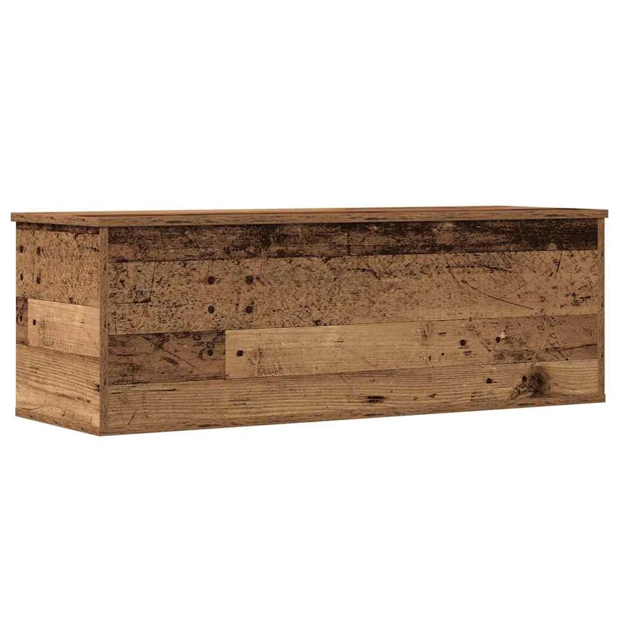 Boîte de Rangement avec stockage Bois Ancien 102 x 35 x 35 cm - 6