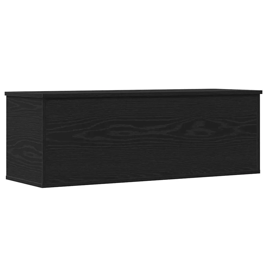 Boîte de Rangement avec stockage Chêne noir 102 x 35 x 35 cm - 2