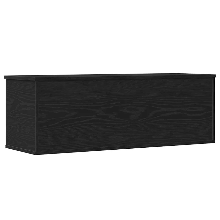 Boîte de Rangement avec stockage Chêne noir 102 x 35 x 35 cm - 6