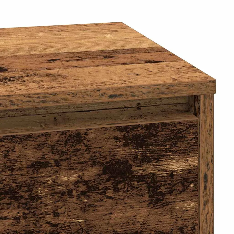 Cabinet de chevet avec tiroir Bois ancien 71 x 34,5 x 75 cm - 10