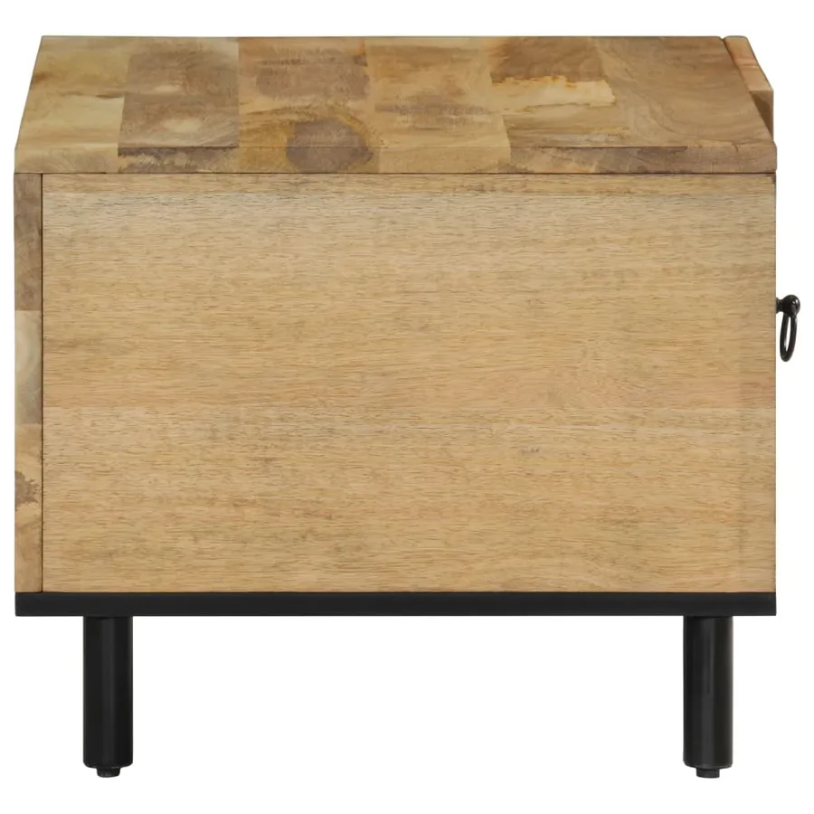 Table basse 80x50x40 cm bois de manguier massif - 6