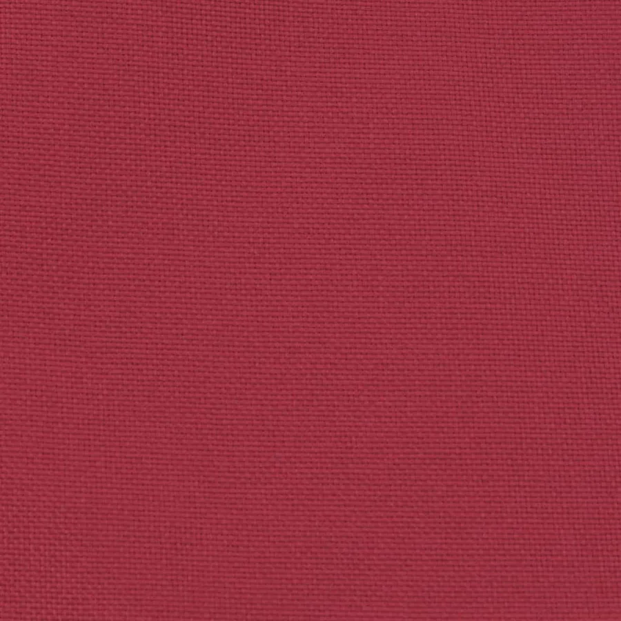 Chaise cabriolet rouge bordeaux tissu - 7