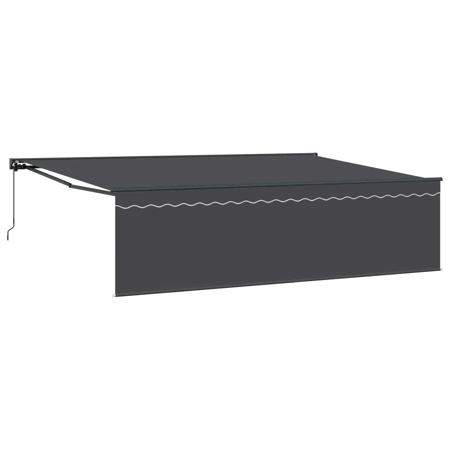 Auvent Rétractable Anthracite 500 × 300 cm - 2