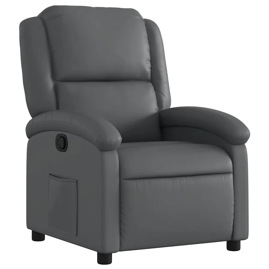 Fauteuil inclinable Gris Similicuir - 2