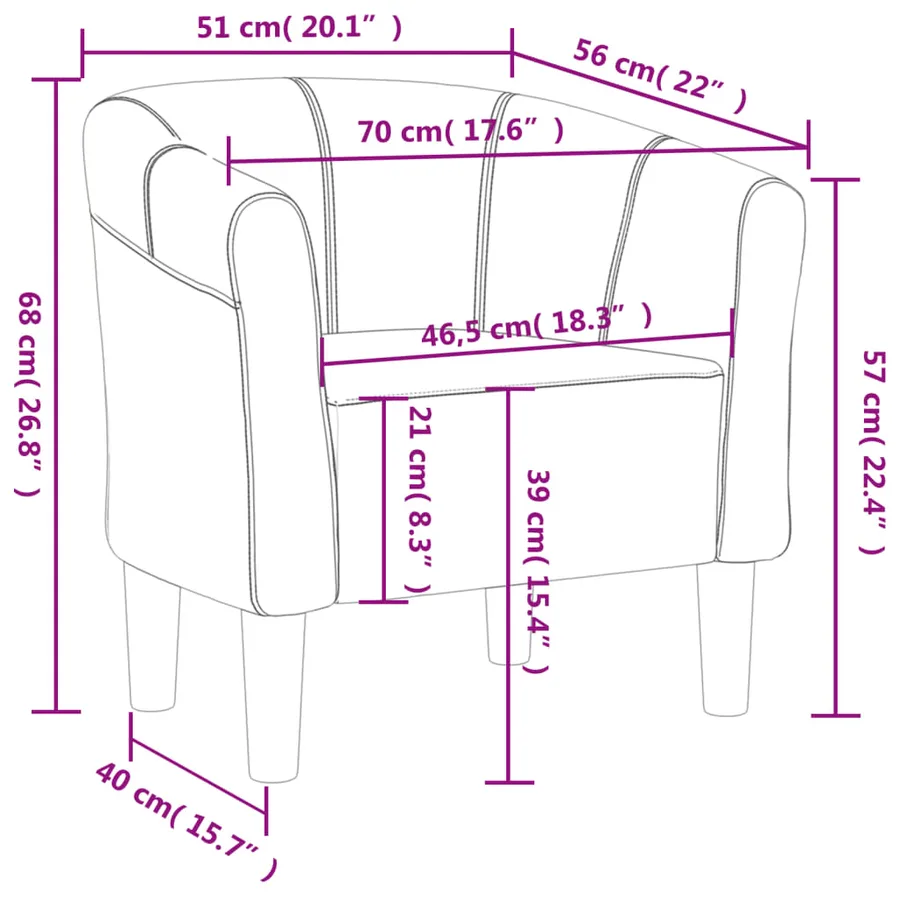 Chaise cabriolet rose velours - 8