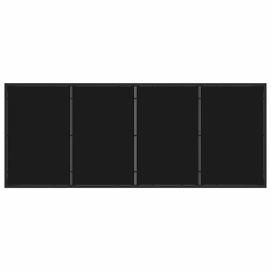 Ensemble de salle à manger pour jardin 7 pcs Gris polyrotin - 7