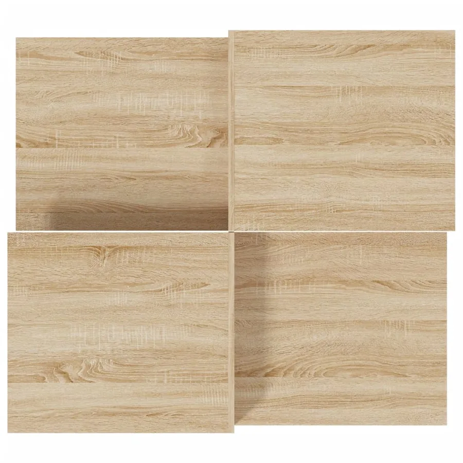 Tables basses 2 pcs Chêne sonoma Bois d'ingénierie - 6