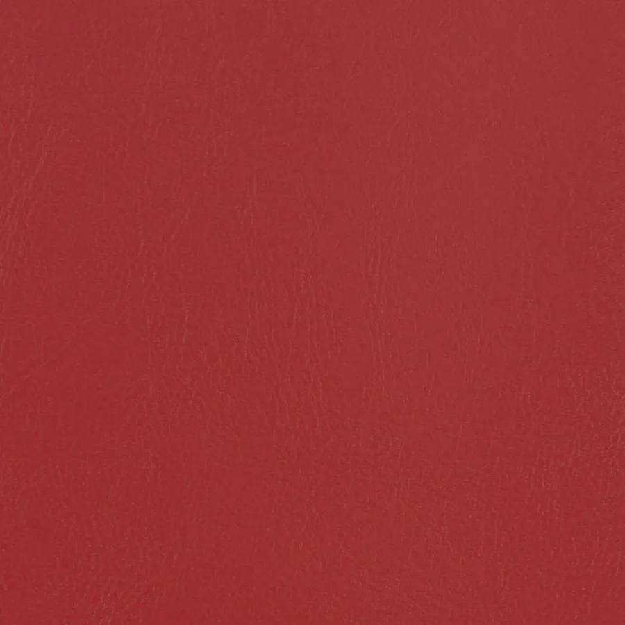 Chaise cabriolet avec repose-pied rouge bordeaux similicuir - 7