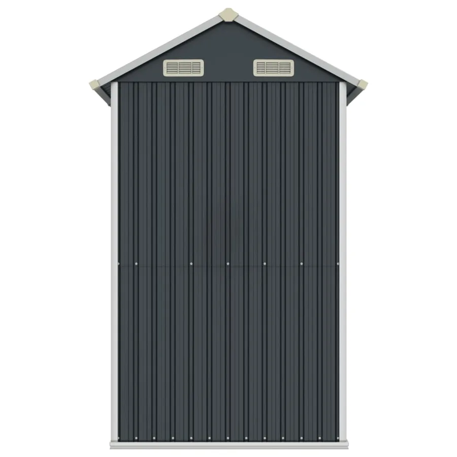 Abri de jardin Anthracite 192 x 152,5 x 237 cm Acier galvanisé - 5