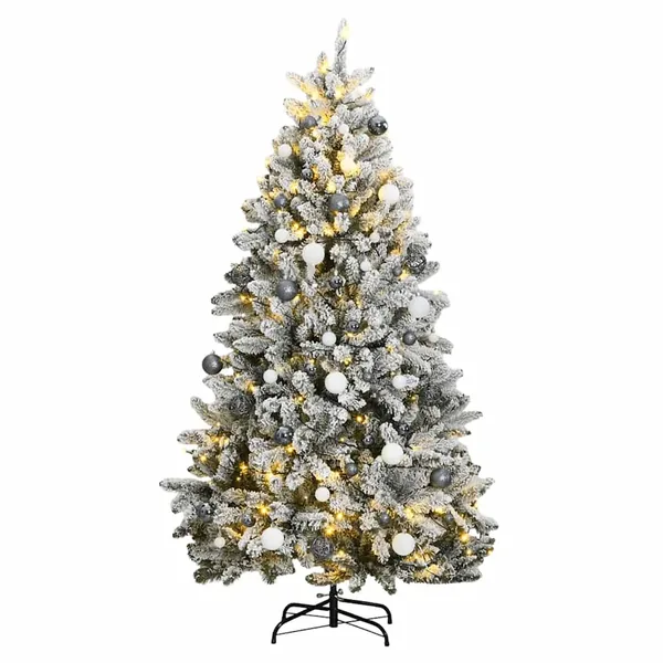 Sapin de Noël artificiel articulé 300 LED et boules 300 cm