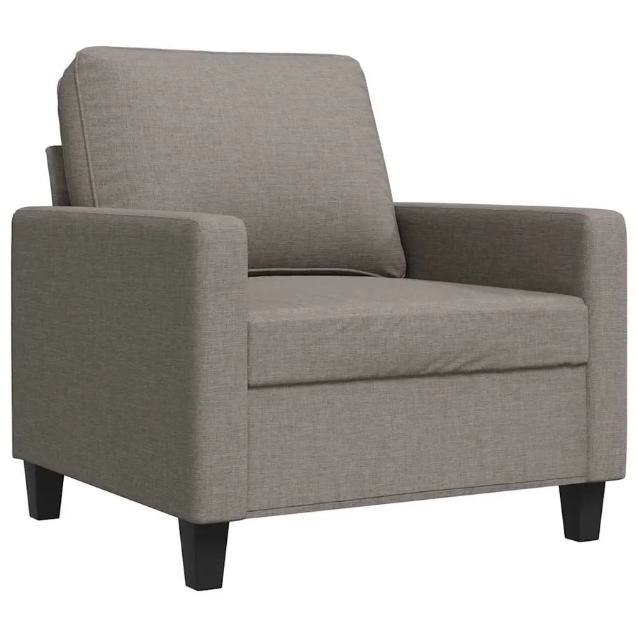 Fauteuil Taupe 60 cm Tissu - 2