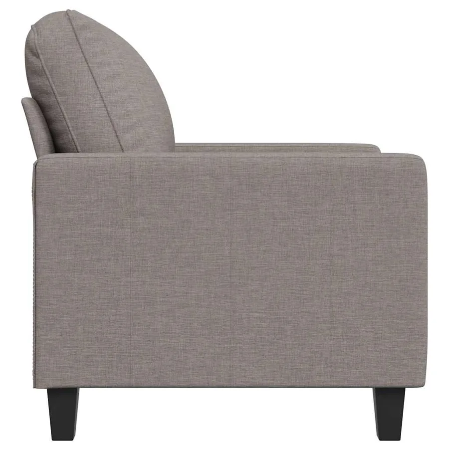 Fauteuil Taupe 60 cm Tissu - 5