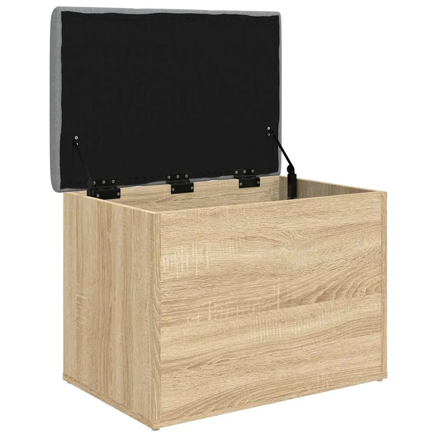 Banc de rangement Chêne Sonoma 62x42x45 cm Bois d'ingénierie - 4
