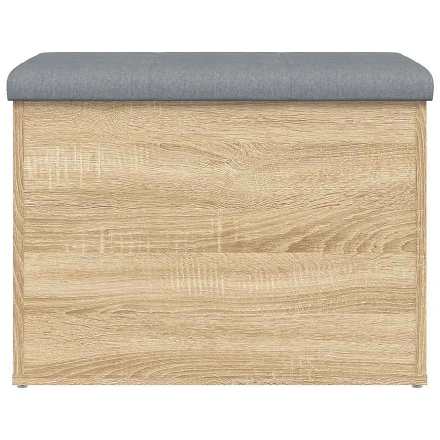 Banc de rangement Chêne Sonoma 62x42x45 cm Bois d'ingénierie - 5