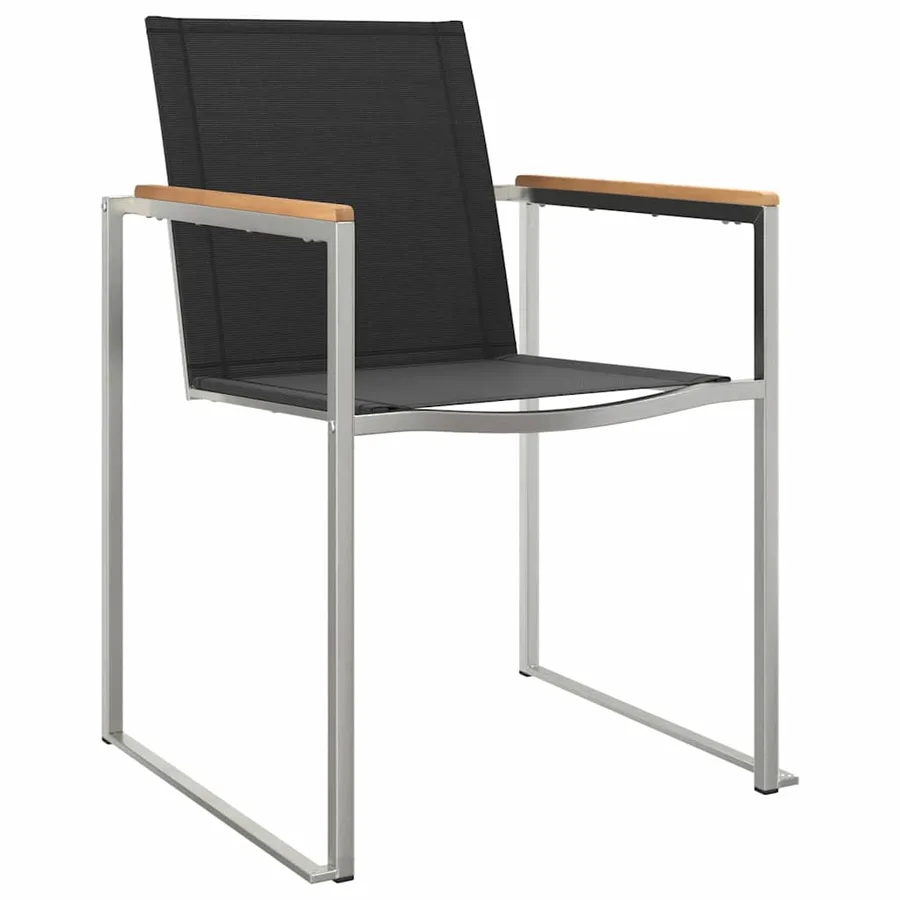 Ensemble de salle à manger pour jardin 3 pcs - 6