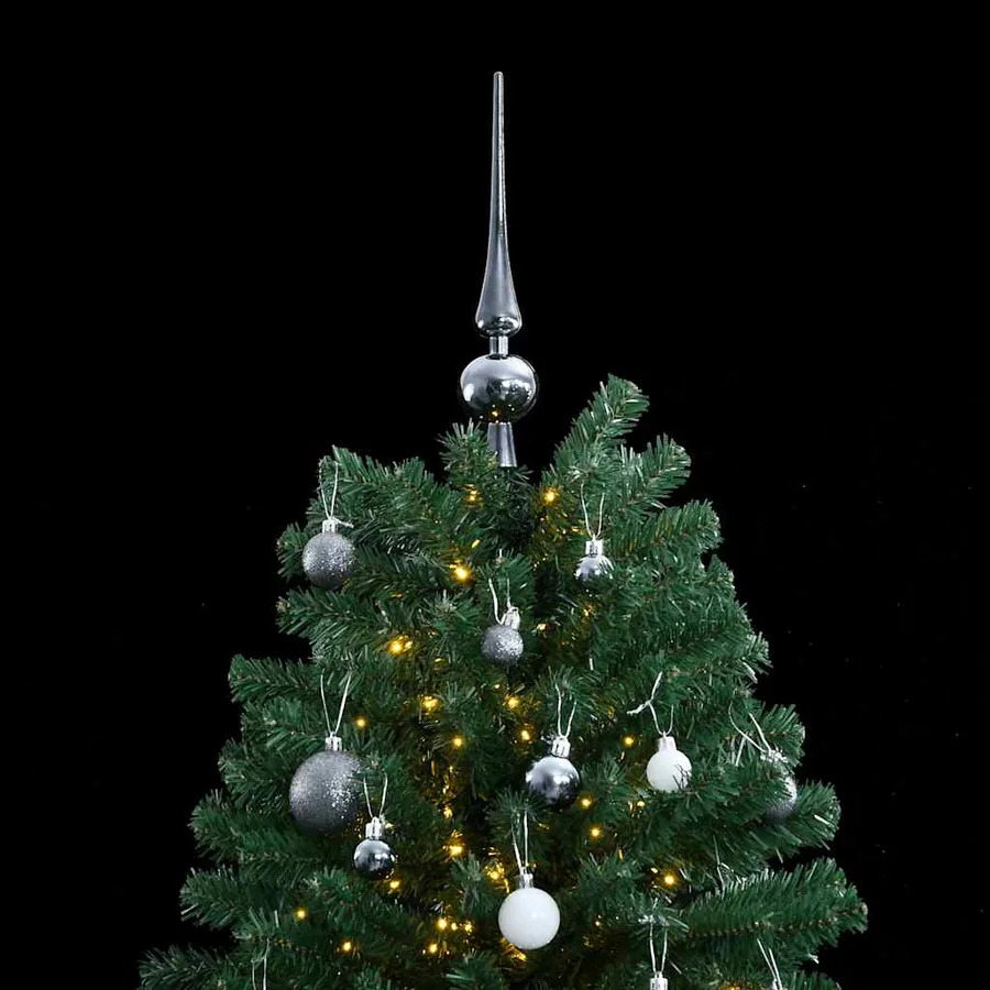Sapin de Noël artificiel articulé 300 LED et boules 210 cm - 2