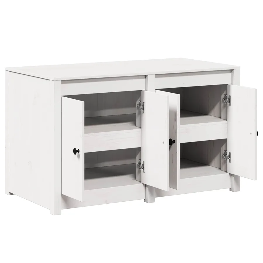 Armoire de cuisine avec étagère MEPPEL Blanc 106 x 55 x 64 cm - 5