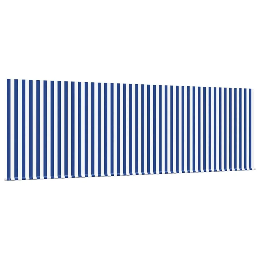 Auvent Rétractable Rayé Bleu 350 x 200 cm tissu - 5