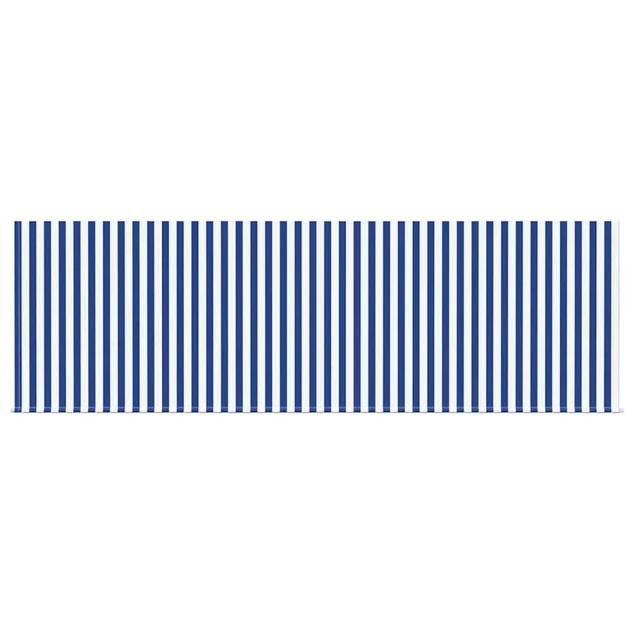 Auvent Rétractable Rayé Bleu 350 x 200 cm tissu - 9