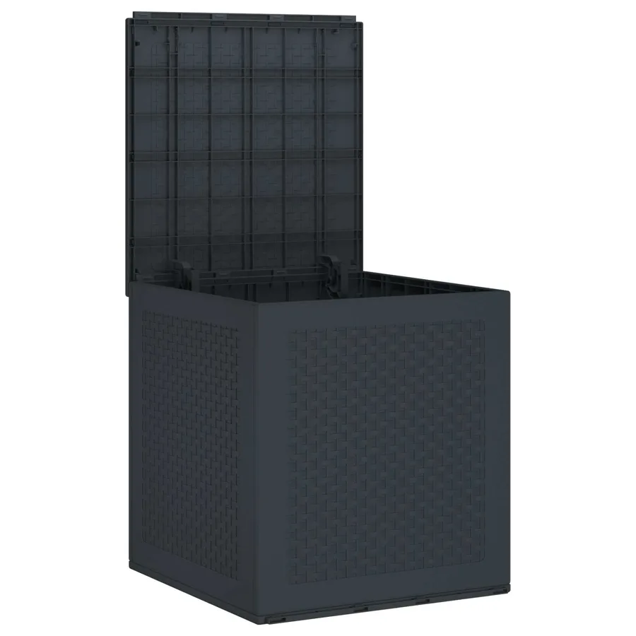 Boîte de rangement Anthracite 55 x 53 x 57 cm Polypropylène - 3