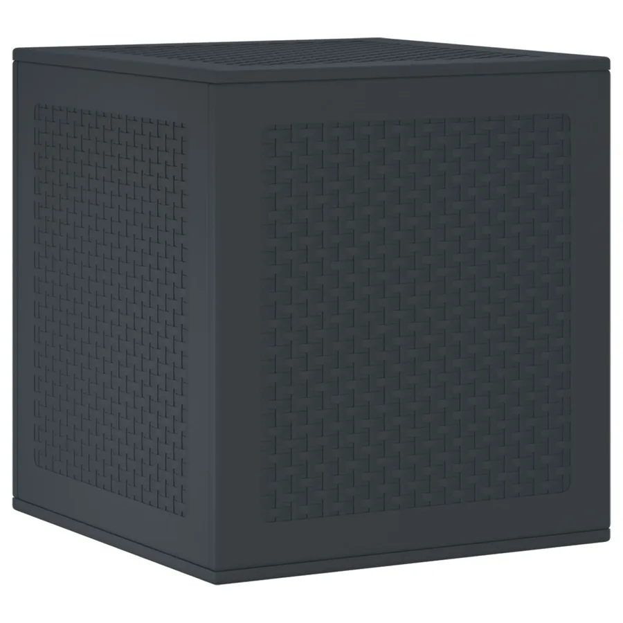 Boîte de rangement Anthracite 55 x 53 x 57 cm Polypropylène - 6
