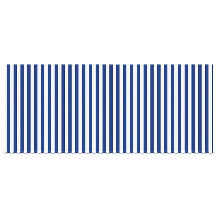Auvent Rétractable Bleu et Blanc 300 x 200 cm - 9