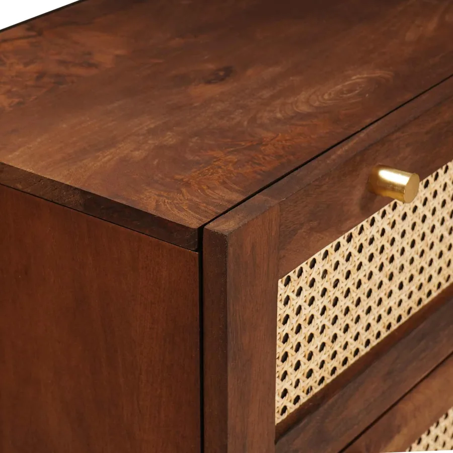 Ensemble de buffet 2 pcs Marron 60 x 33,5 x 75 cm - 7