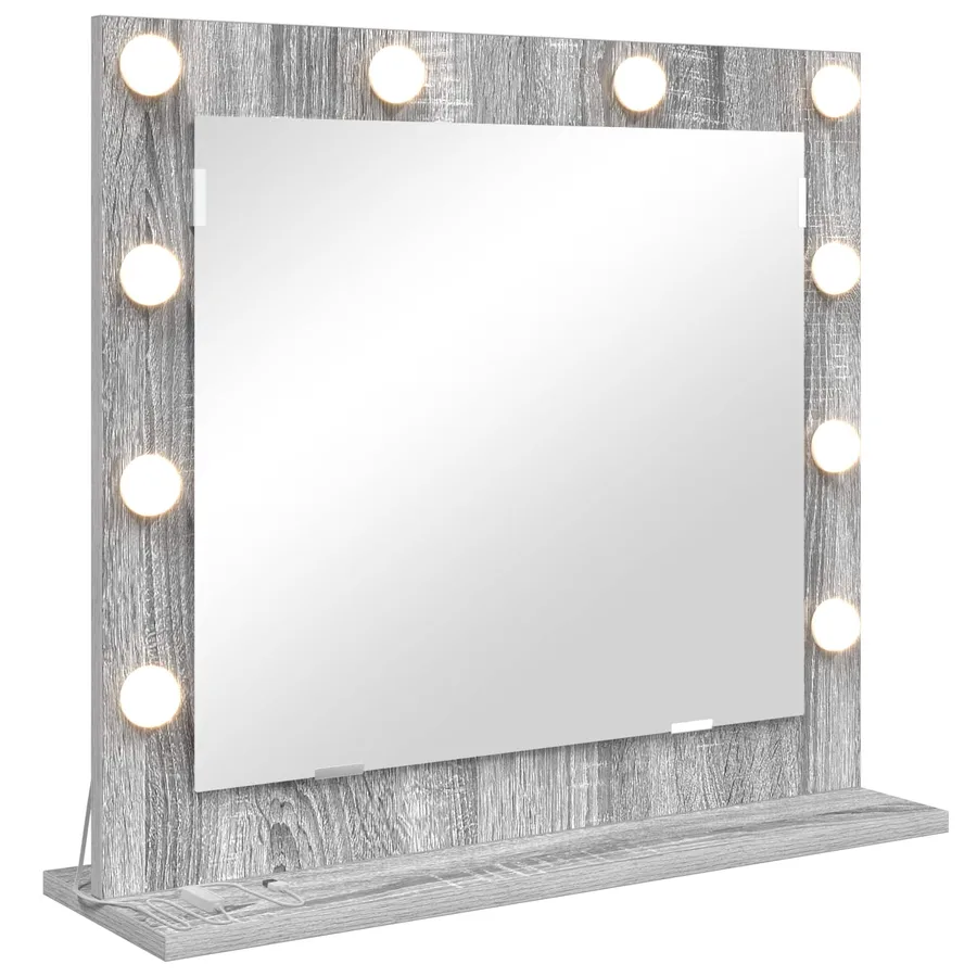 Miroir de vanité Rectangulaire Gris Sonoma 60 x 55 x 18 cm - 2