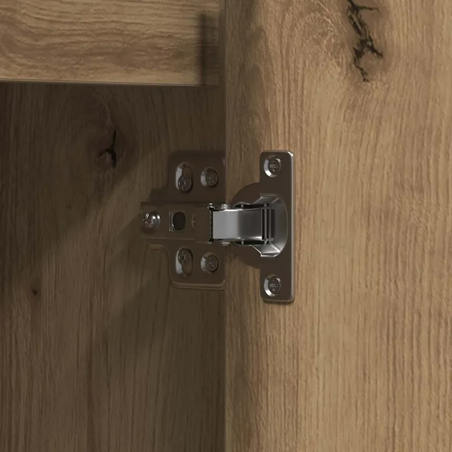 Buffet LED Chêne artisanal 71 x 34,5 x 75 cm Bois d'ingénierie - 13