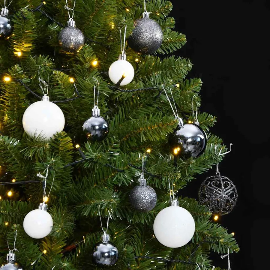 Sapin de Noël artificiel articulé 300 LED et boules 270 cm - 3